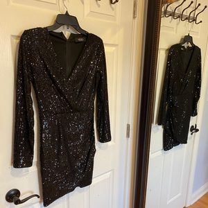 Black Sequin Dress 🖤👗
